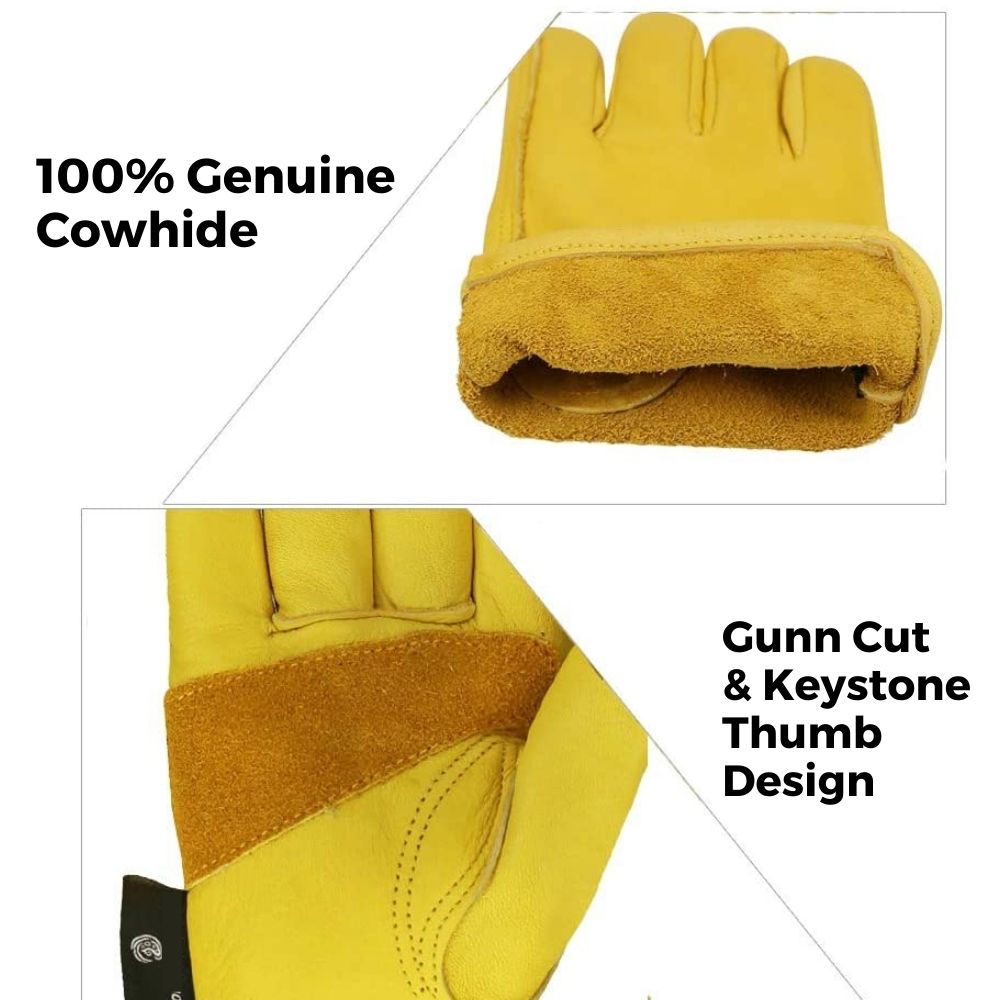 Leather Gardening Gloves - s-small: image 6