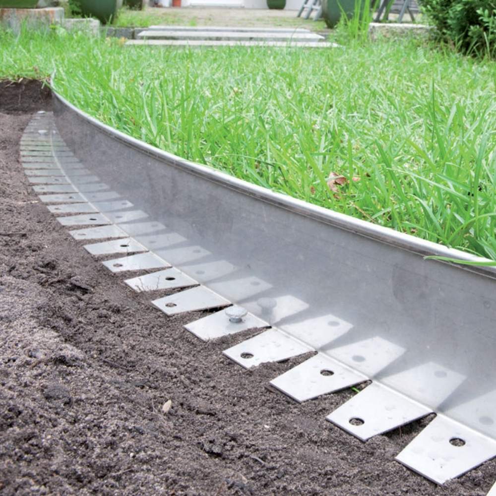 Stainless Steel Garden Edge - 50mm Face Height (per m): image 3