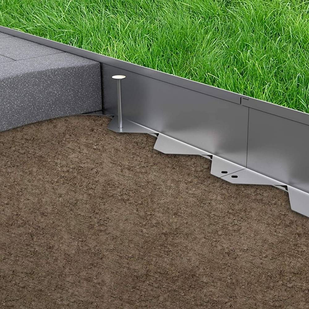 Stainless Steel Garden Edge - 50mm Face Height (per m): image 9