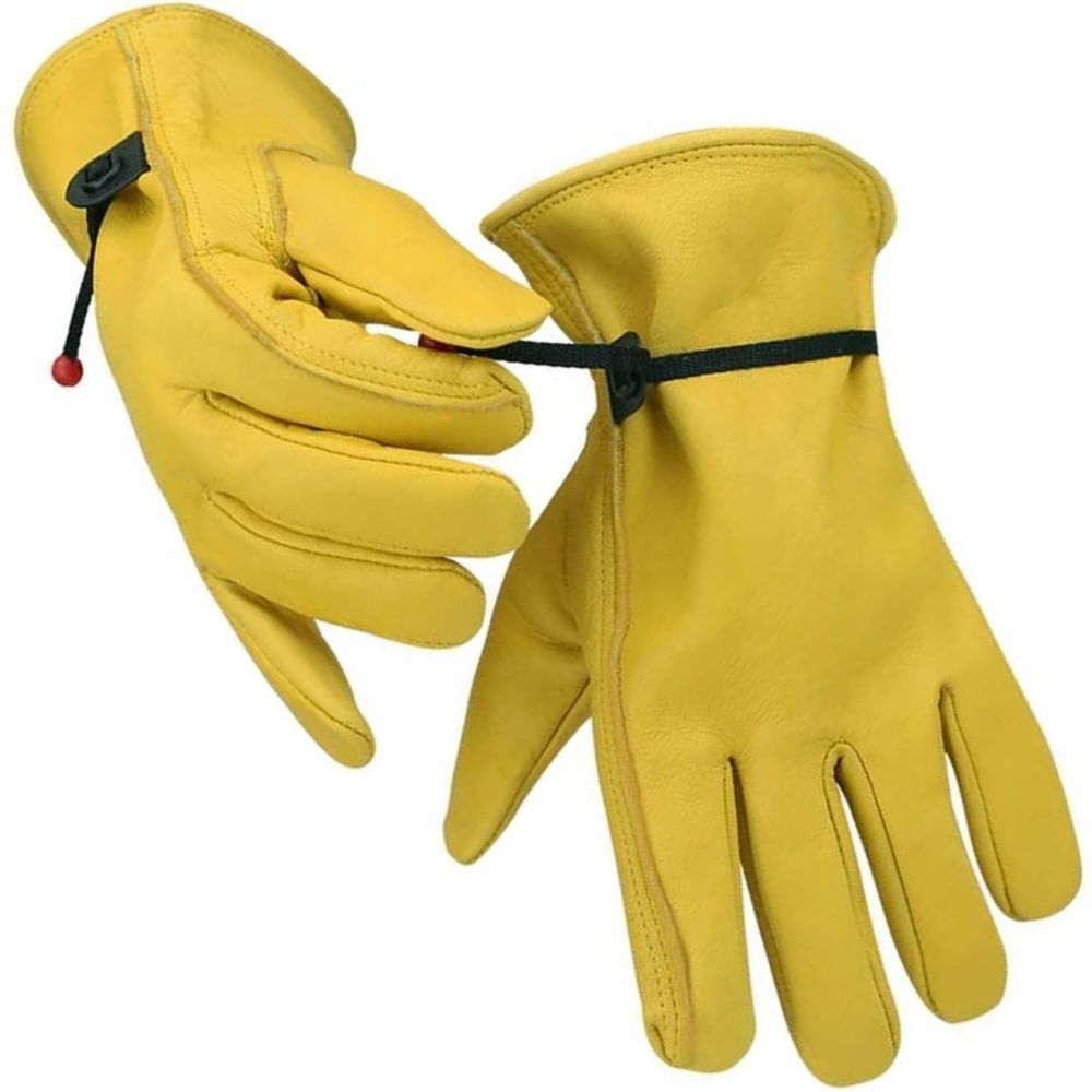leather gardening glove