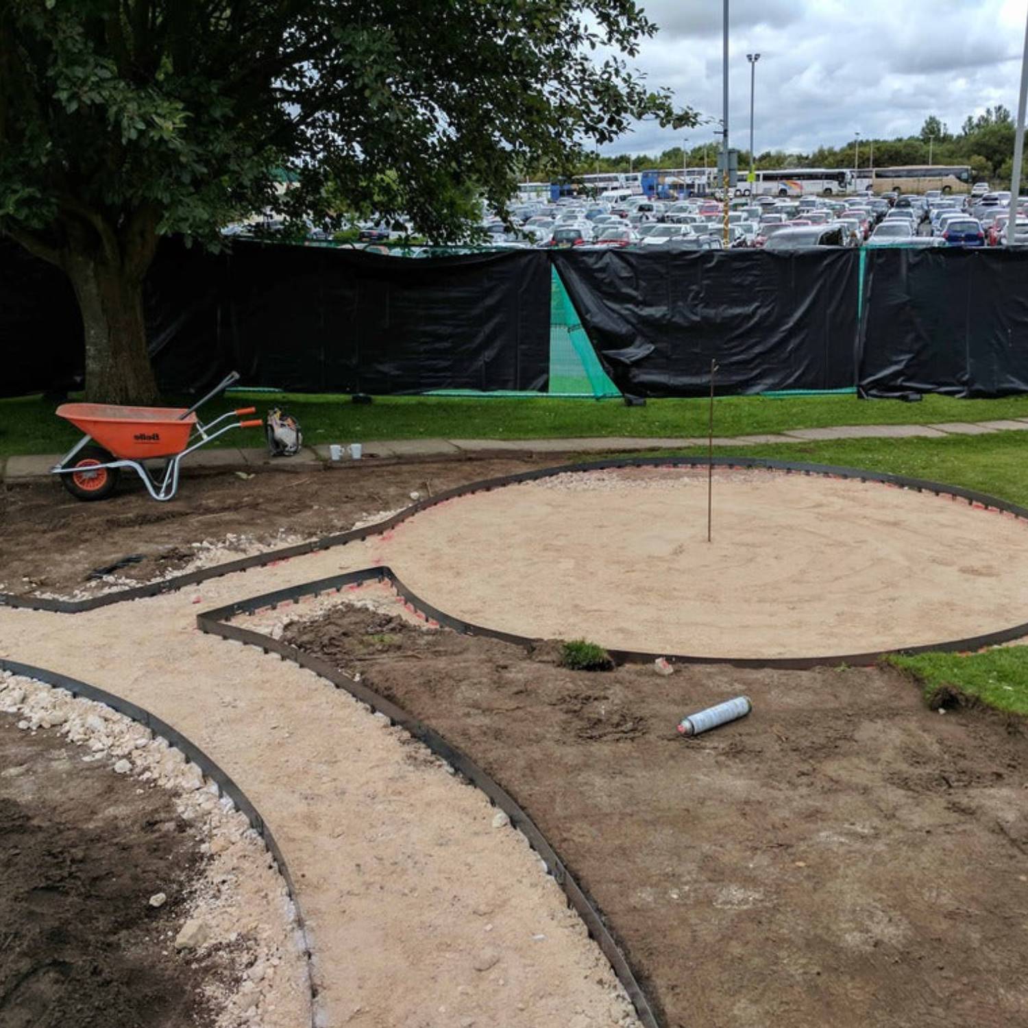 buy black steel lawn edging
