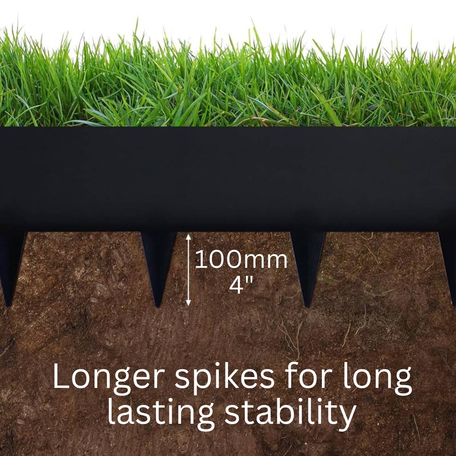 buy black steel pathway edging